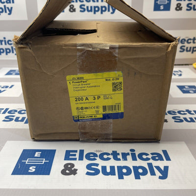 Square D JDL36200 3P 200A 600VAC Circuit Breaker New In Box USA