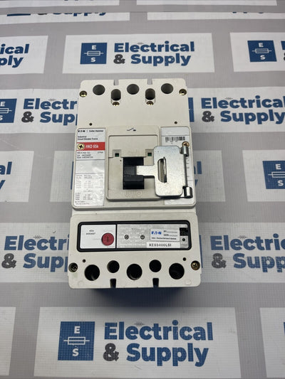 HKD3400F CIRCUIT BREAKER 400A  600VAC 65KA 3 Pole + KES3400LSI TRIP  EATON