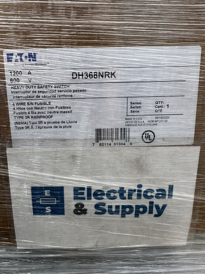1200 Amp Fusible Nema 3R Outdoor Disconnect 600V NEW IN BOX