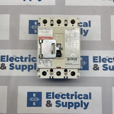 Eaton HFD3060BP10 3 Pole 60 Amp 600 Vac Circuit Breaker
