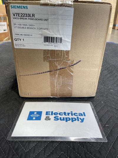 V7E2233LR SIEMENS VACU-BREAK SWITCH DISTRIBUTION SWITCH 100 AMP TWIN