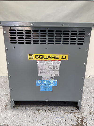 EXN45T3H 45KVA Transformer Primary 480V Delta Secondary 208Y/120 Square D
