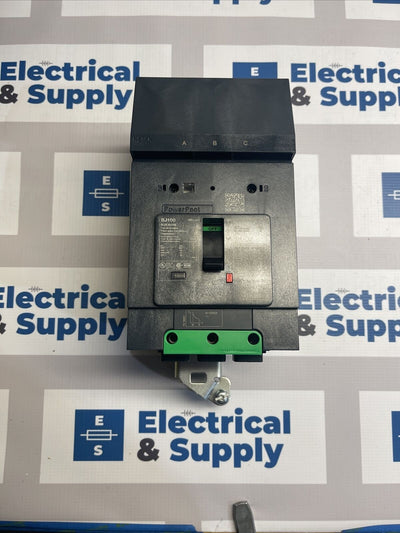 BJA36100 SQUARE D 3 POLE 100 AMP 480V 65KA POWERPACT CIRCUIT BREAKER New