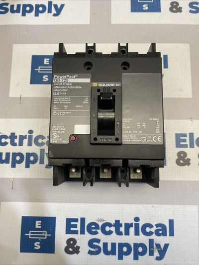 523372P7 QB 225AMP SQUARE D Powerpact CIRCUIT BREAKER 240 VAC 3 POLE