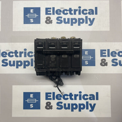 THQB32030ST1 3 Pole 30 Amp 240V Shunt Trip Circuit Breaker GE
