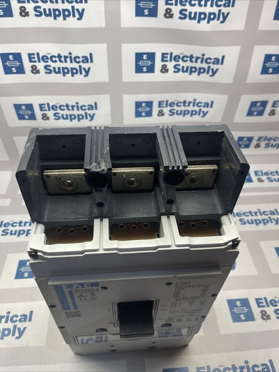 PDG43M0800TFAN New EATON Power Defense 800 amp 65kA@480v 3P Breaker Flawed