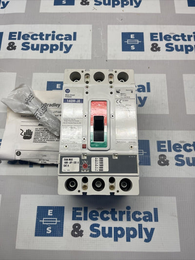 140M-J8P-D20 250A MOTOR CIRCUIT PROTCTOR STOCK ALLEN BRADLEY Surplus Flawed