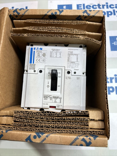 PDG23G0150TFFL 3 pole 150 Amp 600 volt NEW Eaton