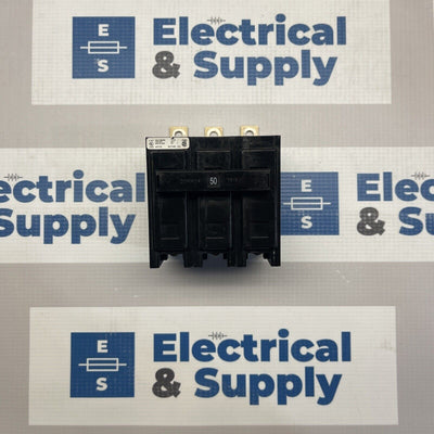 BAB3050H CUTLER HAMMER Eaton 50A 3P CIRCUIT BREAKER, 3-POLE NEW PULLOUT