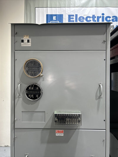 800 Amp 480y/277 Industrial Electric MFG Meters Main With Pull Section