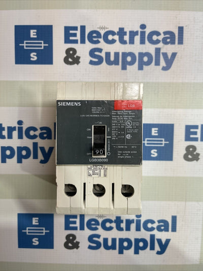 Siemens LGB3B090 Bolt On Circuit Breaker 90A 3P 600Y/347V 3PH LGB 90 Amp 3 Pole