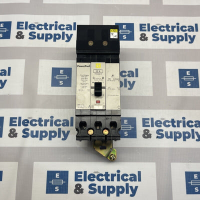 FDA34015 CIRCUIT BREAKER 15A Square D 2 Pole Powerpact Flaw