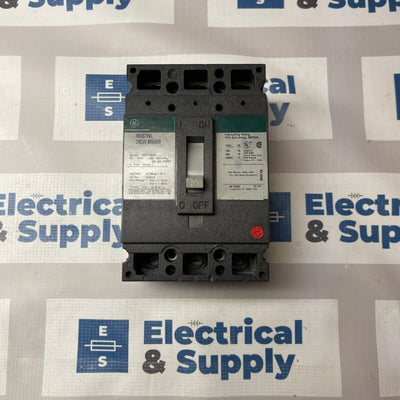 GE TED134020 GREEN 3 POLE 20 AMP Circuit Breaker WRNTY