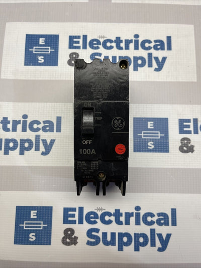 TEY2100 GENERAL ELECTRIC CIRCUIT BREAKER 2 POLE 100 AMP 277/480 VAC