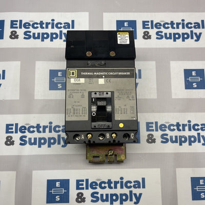 Square D FC34100 100 Amp 480 Vac 3 Pole Circuit Breaker -Warranty￼ Recon