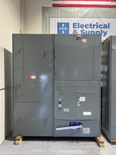 SQUARE D 3000 AMP  Switch Meter Main 480v/277v W Ground Fault PANELBOARD 3000