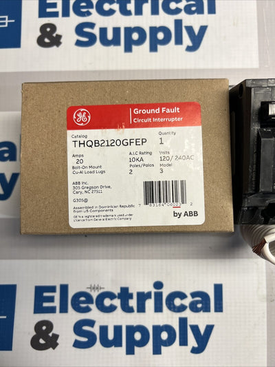 THQB2120GFEP Bolt-On Circuit Breaker 20A 240V THQB Q-Line 1YR WRNTY