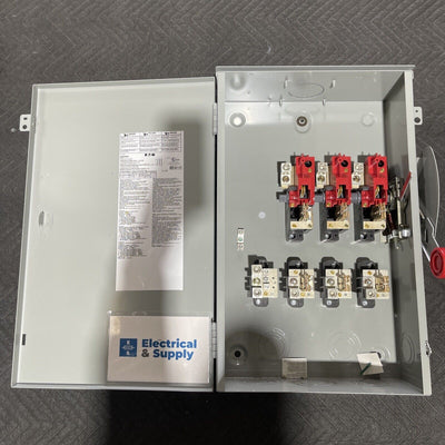 Eaton DG324NRK 200 Amp 200A 240v 4-Wire 3-Pole Fusible Surplus