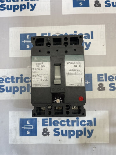 GE TEC36100X2 100 A CIRCUIT BREAKER 600V 3 POLES Recon