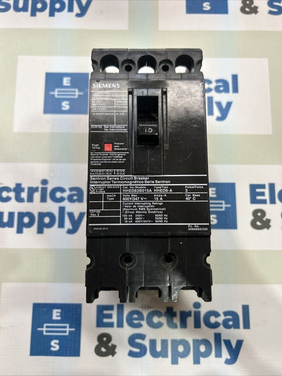 HHED63B015A N 15A 600V 3P Recon Siemens