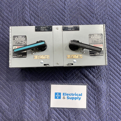 ITE SIEMENS V7E V7E3622 60 AMP 600V FUSIBLE PANEL PANELBOARD SWITCH SER A