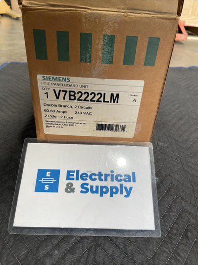V7B2222LM NEW ITE SIEMENS V7B 60 AMP 240V FUSED PANEL PANELBOARD SWITCH