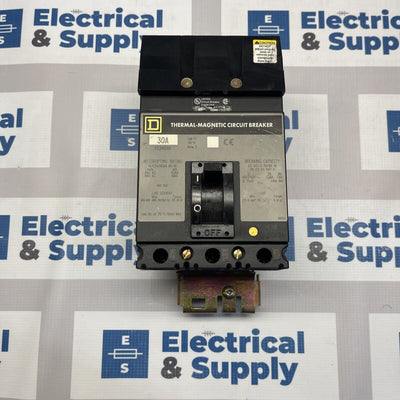 FC34030 3 Pole 30 Amp Circuit Breaker Square D