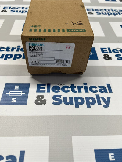  NEW SIEMENS BQD360 TYPE BQD 60A 480V BOLT ON BREAKER 