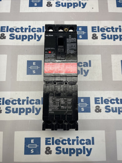 SIEMENS CED63B050 Circuit Breaker 3P 50 A 600V