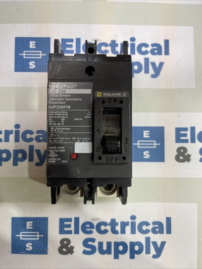 QGP22200TM PowerPact 200 Amp 2 Pole 240V Circuit Breaker