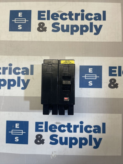 EHB24020 - SQUARE D 20A AMP 2P POLE 14kA@480Y/277V BOLT ON CIRCUIT BREAKER