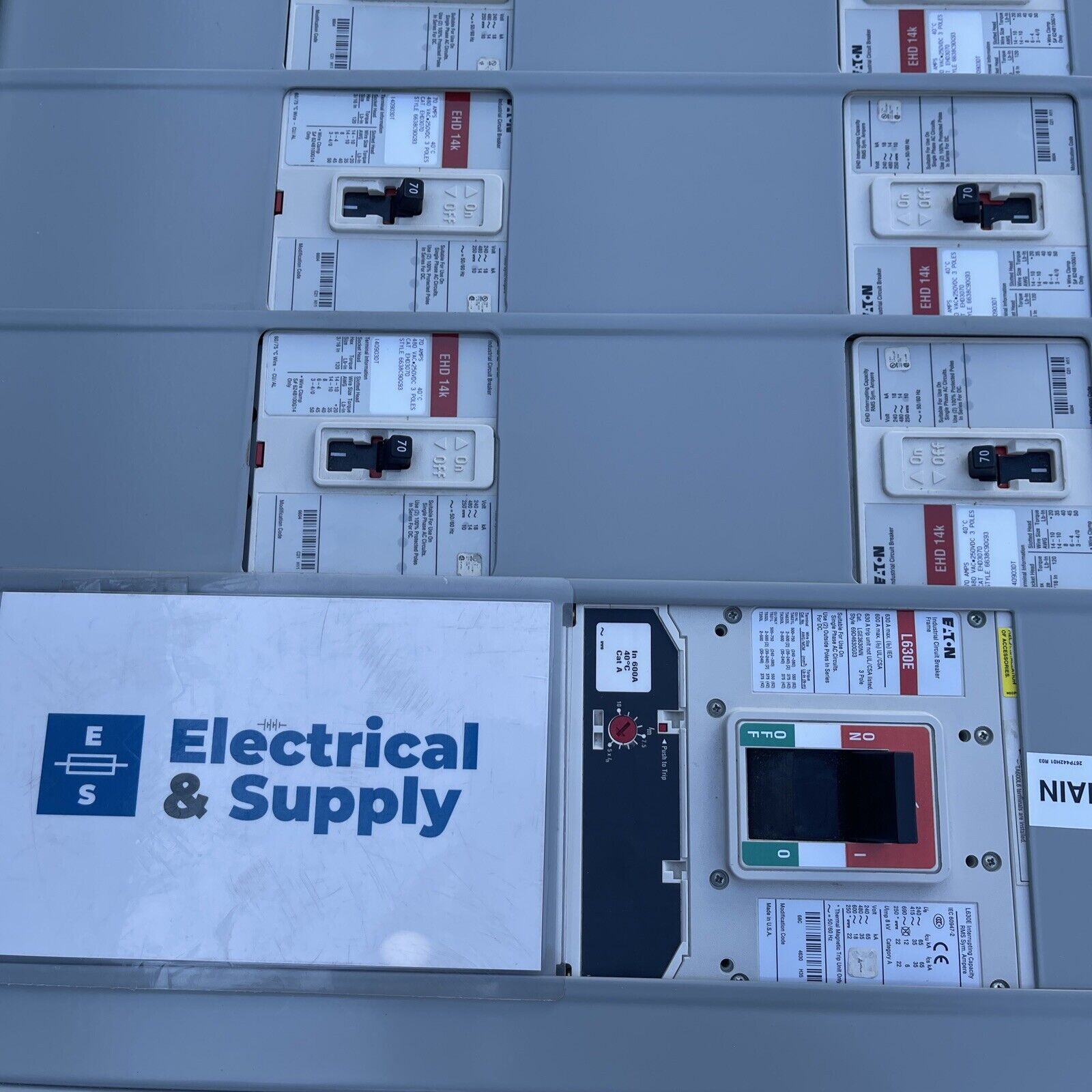 PRL4 Eaton 600 Amp 480Y/277 Volt 3PH 4W PowRLine Panelboar