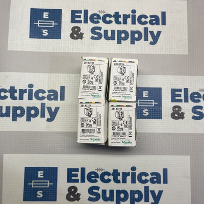 Schneider ZB4 BZ105 Harmony contact blocks with Button mounting base lot of 4