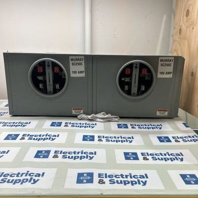 Sc250c 100 Amp 2 Stack Meters Murray Type 1 Enclosure Surplus