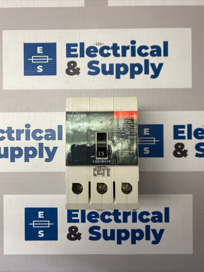 NEW Surplus Siemens LGB3B015 15 Amp 600V 3 pole LGB Bolt on Circuit Breaker