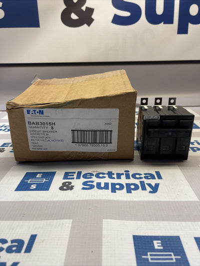 (1) BAB3015H CUTLER HAMMER 3POLE 15AMP 240V CIRCUIT BREAKER NEW LARGE STOCK ⚡️⚡️