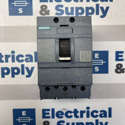 Siemens 3VA4195-4ED34-0AA0 breaker 3 POLE 15 AMP New Surplus