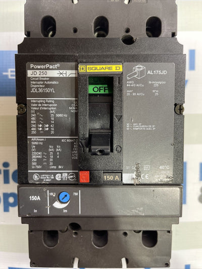 JDL36150 Square D 150A