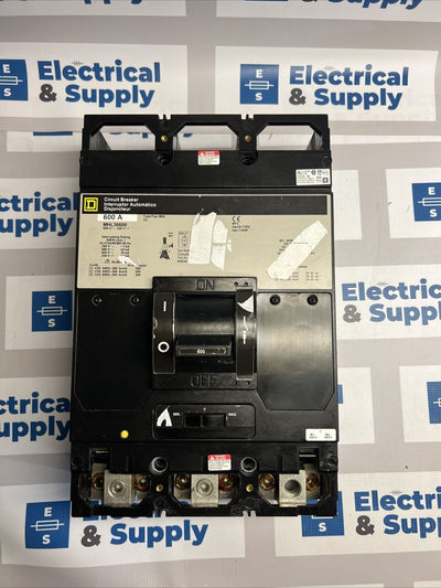 MHL36600 Square D SQD Type MAL Gray Label Circuit Breaker 3 Pole 600 Amp 600V