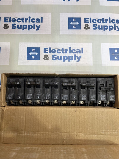 Q270 70-Amp Double Pole Type QP Circuit Breaker Box Of 6