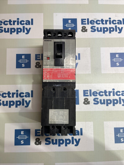 SIEMENS CED63B050 Circuit Breaker 3P 50 A 600V
