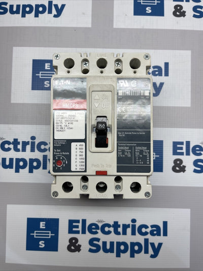 Eaton HMCPS150T4C 3P 150A 600VAC 250VDC NEMA 4 Meter New Surplus