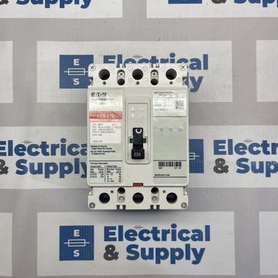 EDB3225 New Surplus  EATON 225 AMP 3P 240V 22k CIRCUIT BREAKER WRNTY