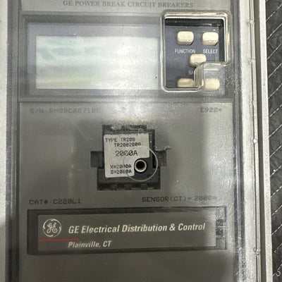 TP2020TTR GE PowerBreak 2000 Amp - Tested/1Yr Warranty 2000A Trip.