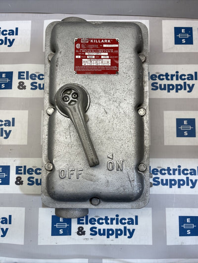 XEDS-100A KILLARK 100 AMP 3p HAZARDOUS LOCATION XP DISCONNECT 600 VAC