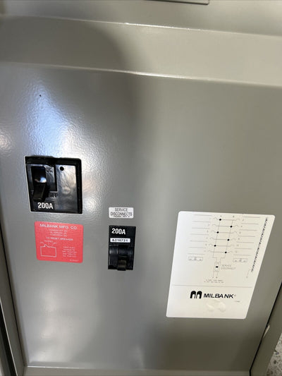 Milbank METER  Series ECMM TYPE 3R 320a HD W BREAKERS