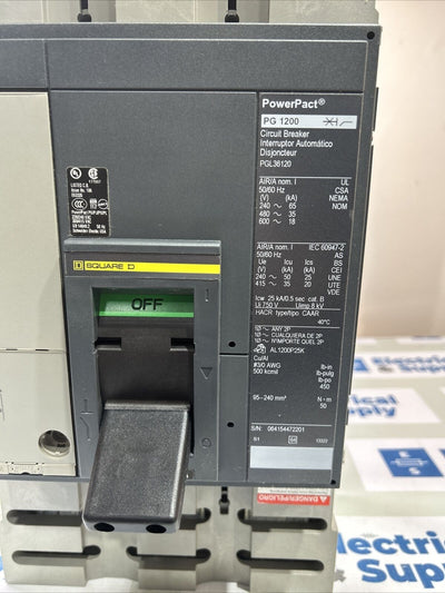 PGL36120 NEW Surplus SQUARE D 1200A 35kA *SHIPS SAME DAY UPS*