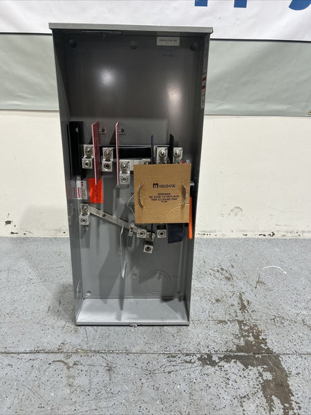 MILBANK 400/320 AMP METER SOCKET METER BASE 3 phase Series U-400 Surpl ...