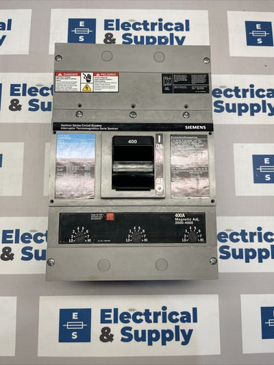 JXD63B400 Siemens ITE 3p 400a 600v Circuit Breaker NEW 2-year Warranty