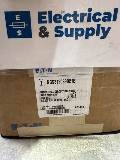 EATON NGS312039B21E 3POLE 1200A  NG-FRAME **NEW IN BOX ⚡️ FREE FAST SHIPPING ⚡️